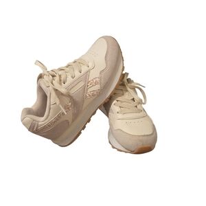 Reebok Kids Classics Tan and Cream Sneakers